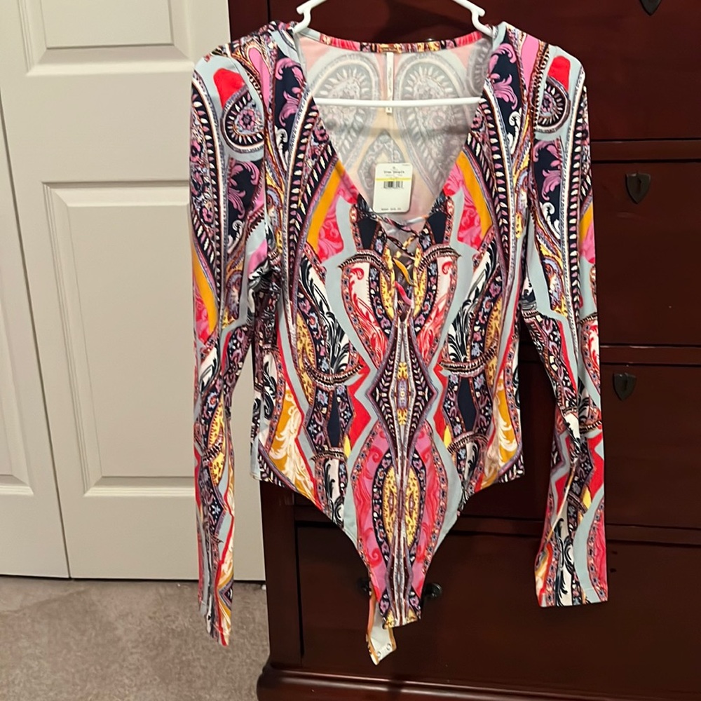 NWT free people bodysuit